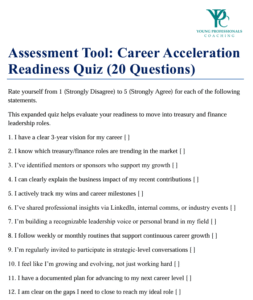Career Acceleration Readiness Quiz