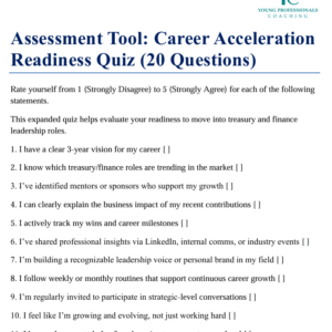 Career Acceleration Readiness Quiz