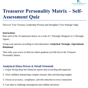 Treasurer Personality Matrix Quiz