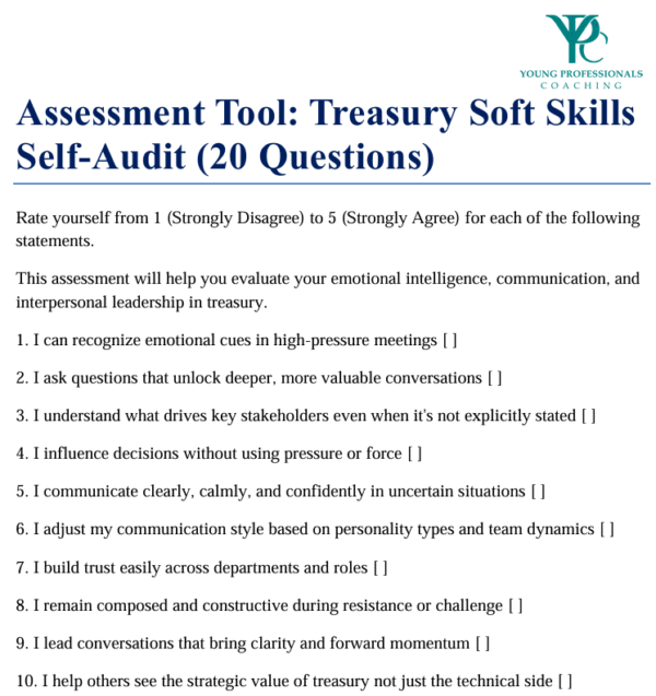 Treasury Soft Skills Self Audit